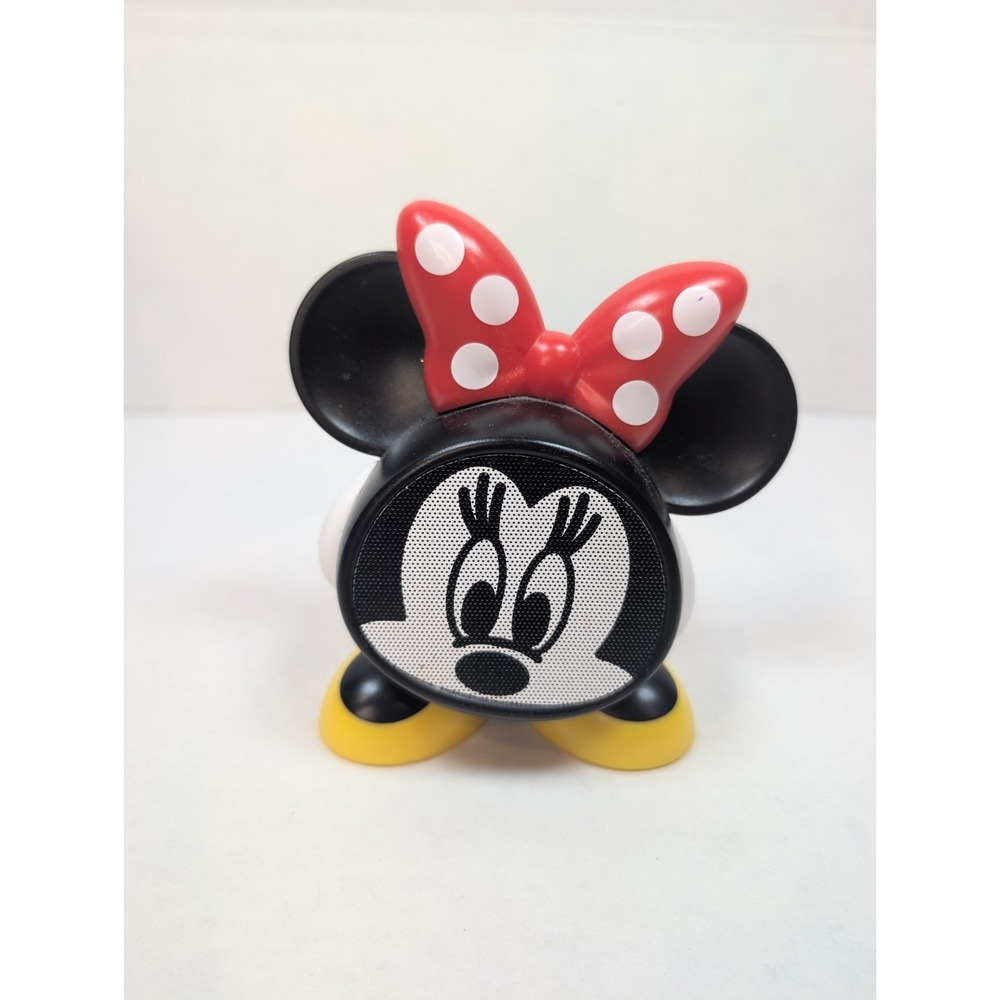 Disney Minnie Mouse iHome Bluetooth Portable Speaker Red Bow Tested Working